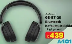 GO SMART GS-BT-20 BLUETOOTH KAFAÜSTÜ KULAKLIK fiyat ve kampanya bilgisi